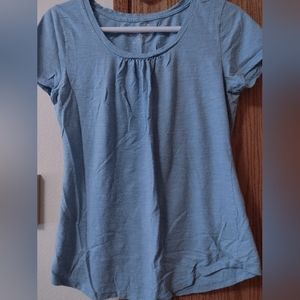 Blue shirt, size small.